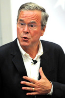 Jeb Bush at Morningside College, 2015 (FREE images from this event contact me)