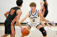 Boy's Varsity Basketball, SERGEANT BLUFF-L at DAKOTA VALLEY